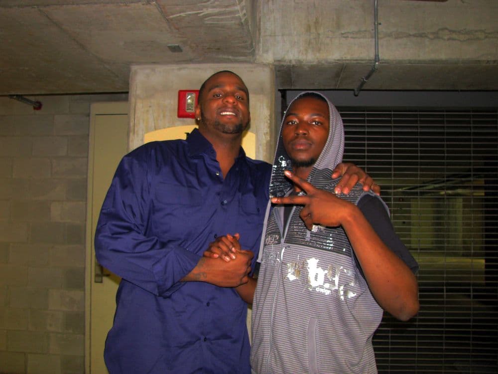 S.Burley with Glen Davis